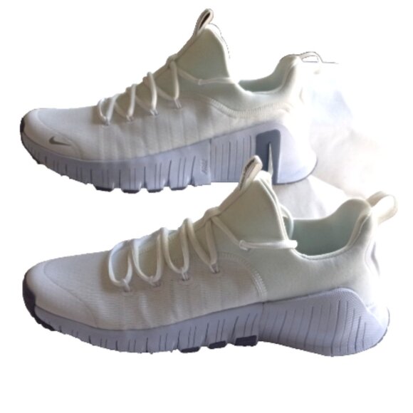 ike Free Metcon Training Shoes Mens 14 White Blue Sole Cross Trainer FJ7126-110